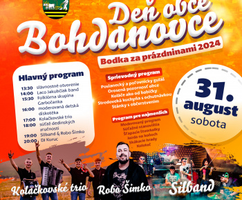 Deň obce Bohdanovce - bodka za prázdninami 2024